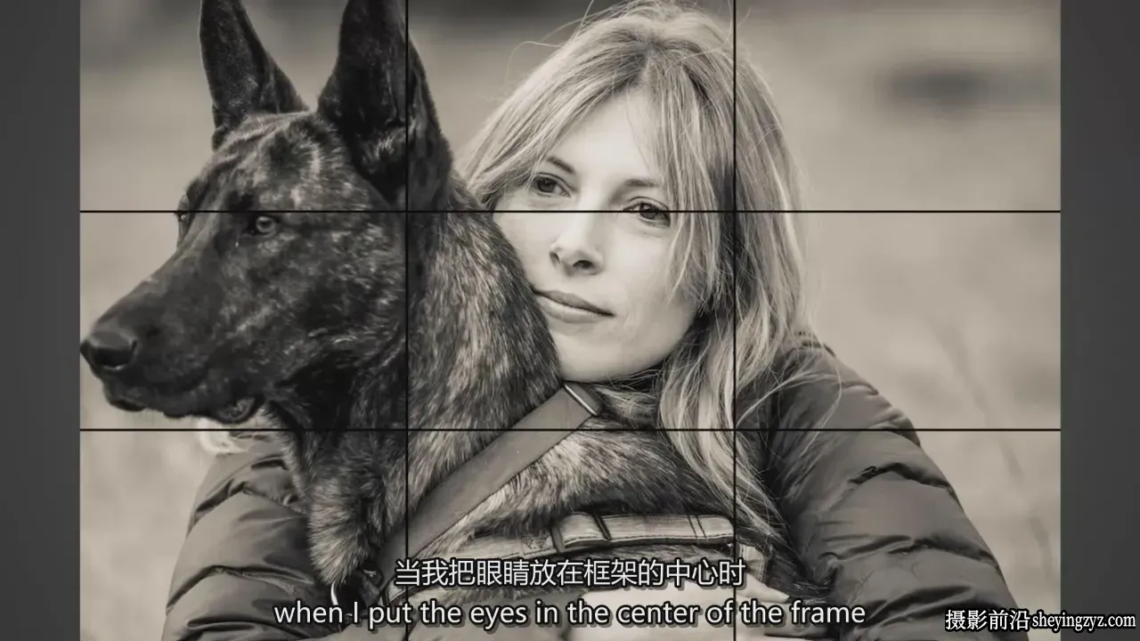 摄影师Nate Dappen黑白肖像布光构图摄影教程-中英字幕
