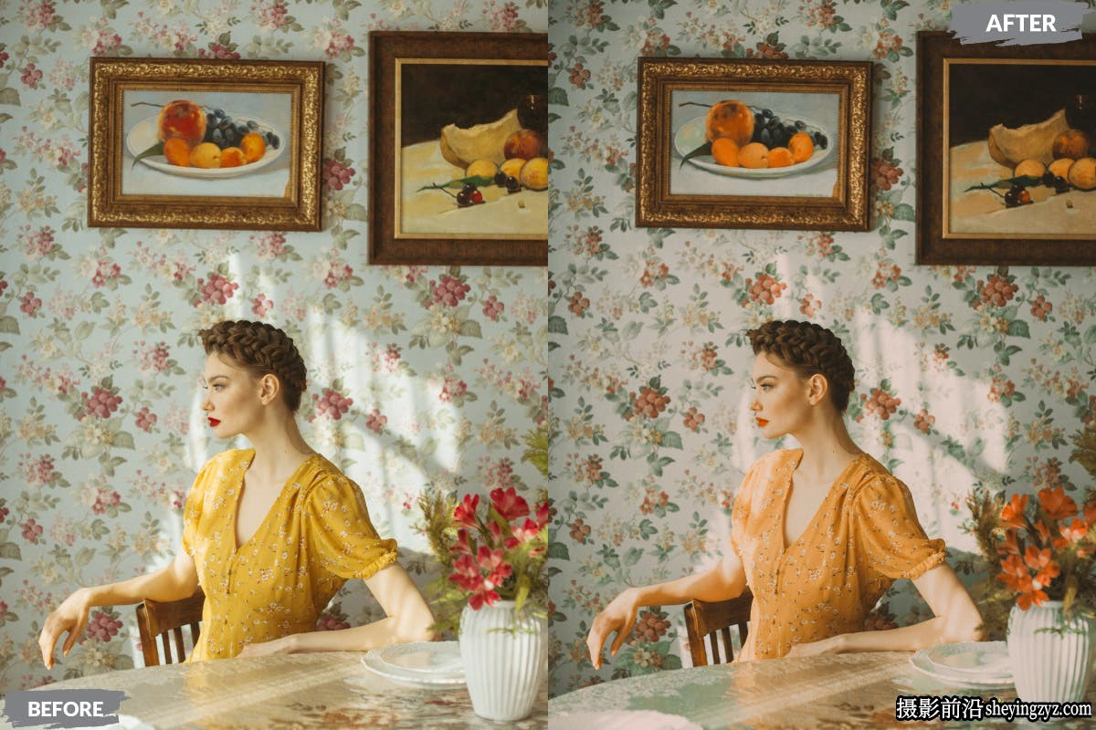 复古人像电影绘画色调LR预设 Vintage Touch Lightroom Presets