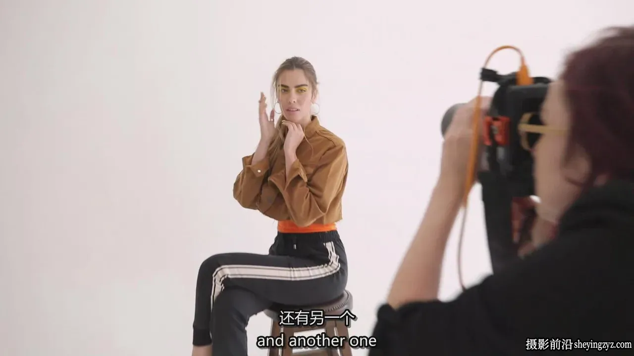 摄影师 Tina Eisen 杂志级时尚妆容美妆艺术人像摄影教程-中英字幕