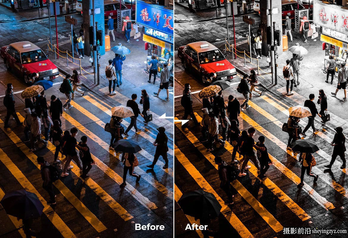 免费lr预设-城市街拍夜景LR预设 Night Outside Lightroom Presets