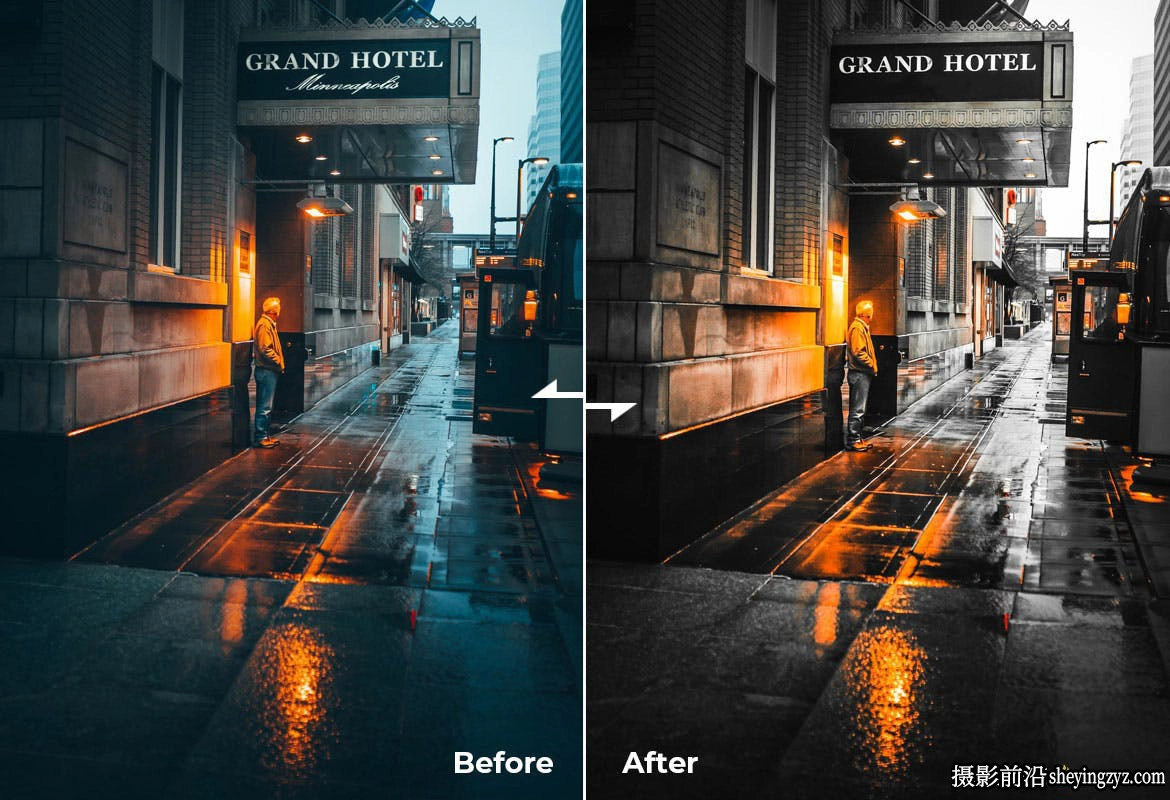 免费lr预设-城市街拍夜景LR预设 Night Outside Lightroom Presets