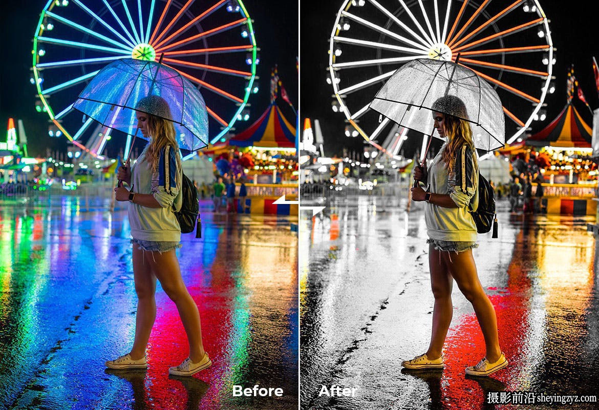 免费lr预设-城市街拍夜景LR预设 Night Outside Lightroom Presets