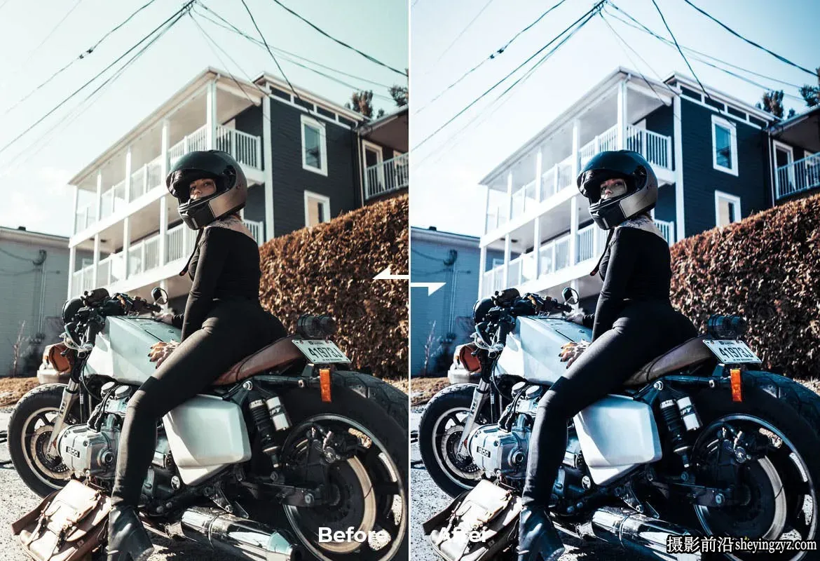 免费lr预设-机车硬汉电影风格调色LR预设Steel Actions Presets
