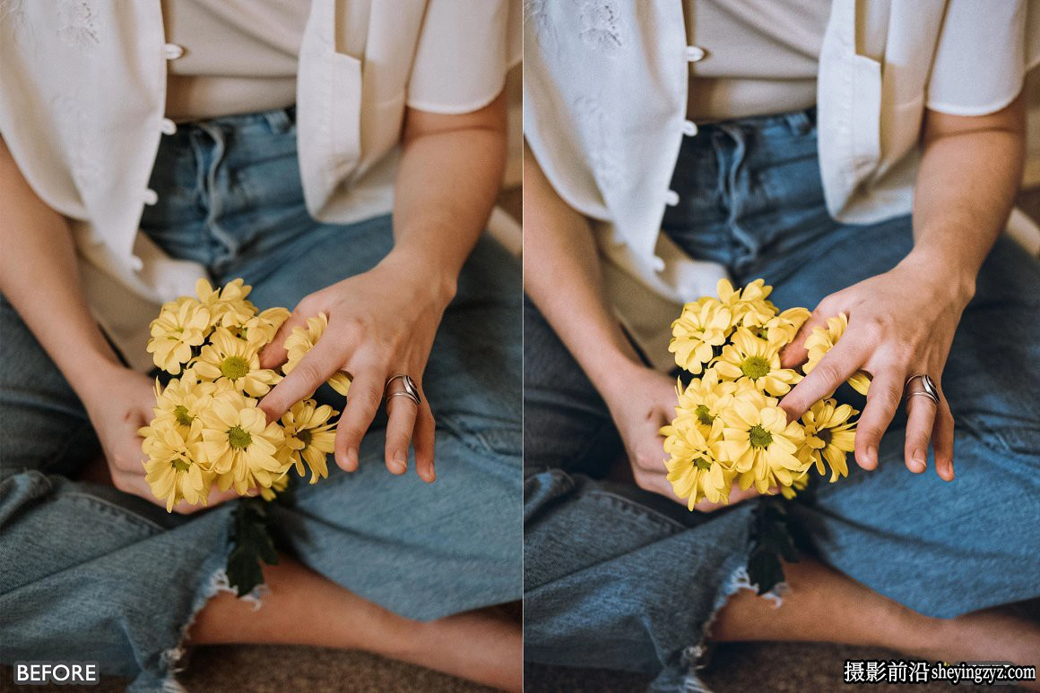 自然黄色调电影人像LR预设手机滤镜Nature Yellow Lightroom Presets