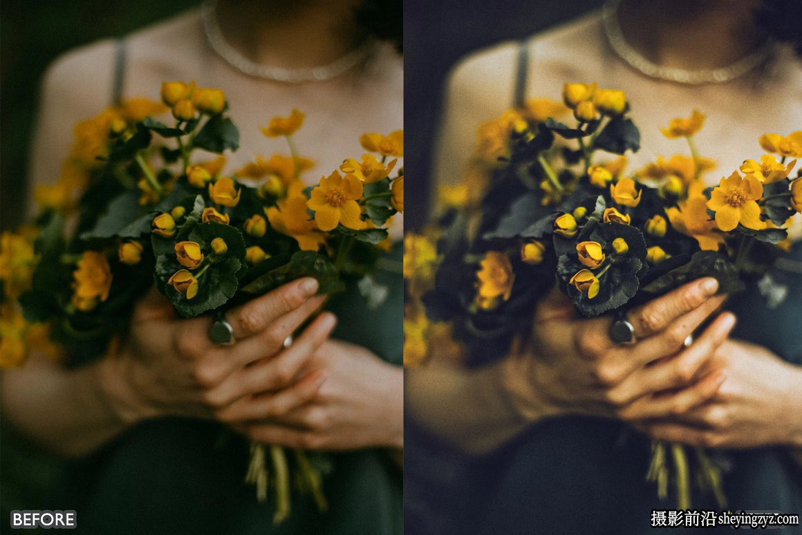 自然黄色调电影人像LR预设手机滤镜Nature Yellow Lightroom Presets