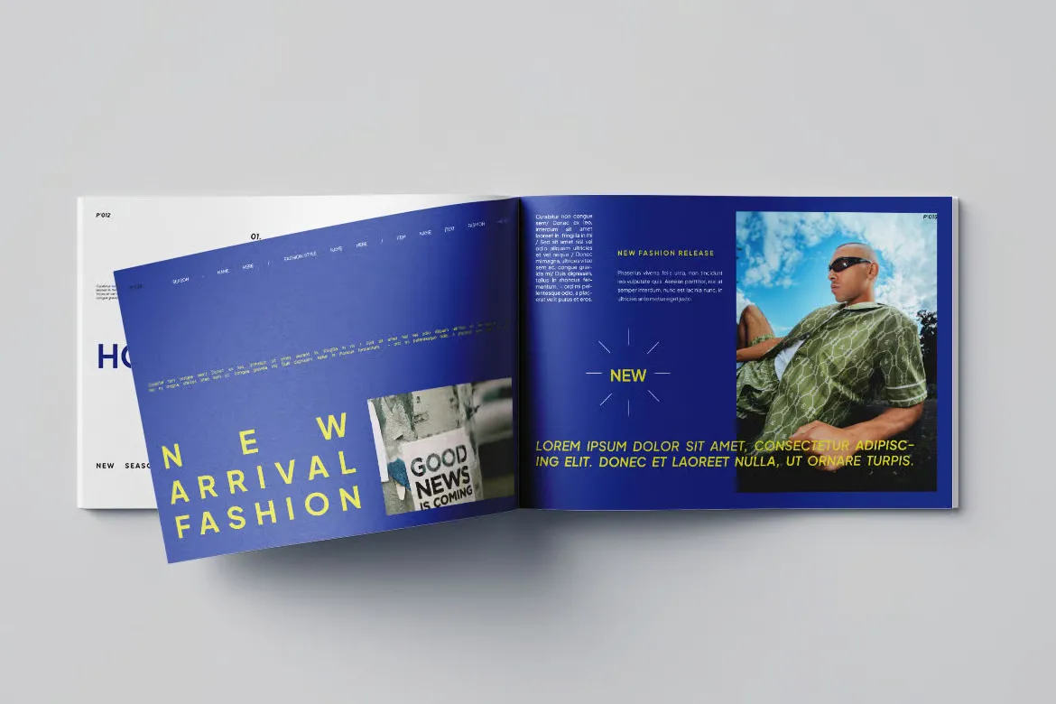 时尚目录排版布局设计 第12卷InDesign模板