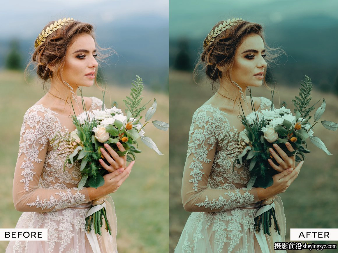 婚礼电影情绪人像调色LR预设 Moody Wedding Lightroom Presets
