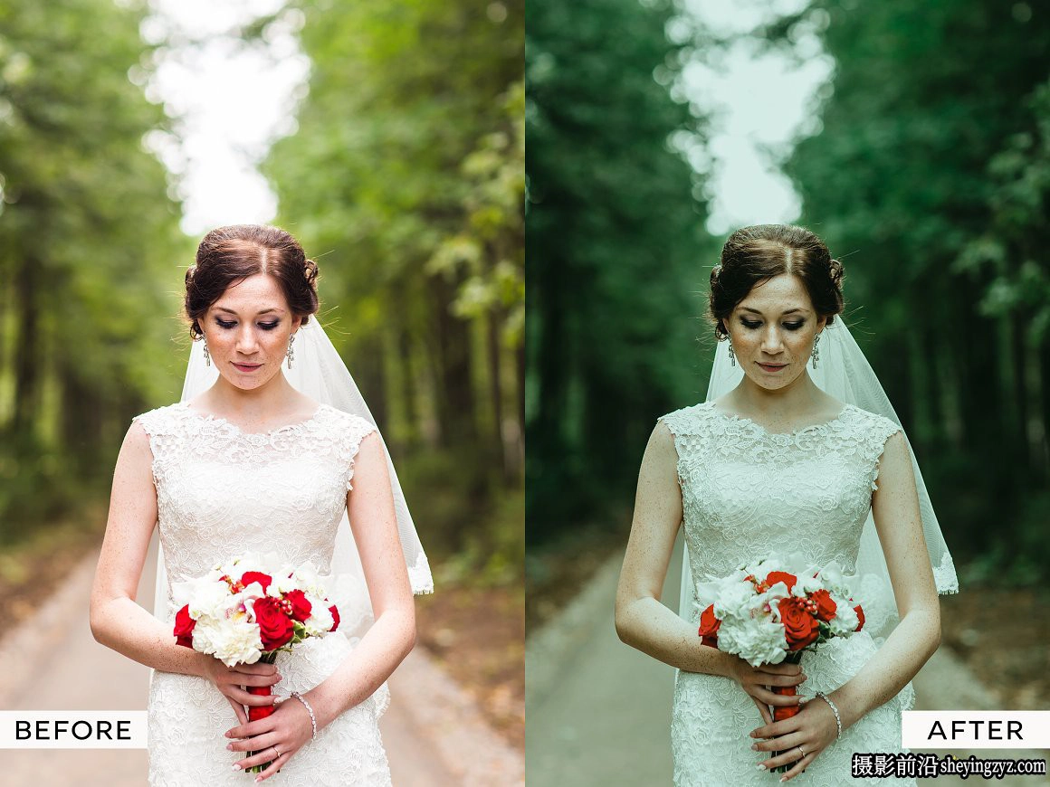 婚礼电影情绪人像调色LR预设 Moody Wedding Lightroom Presets