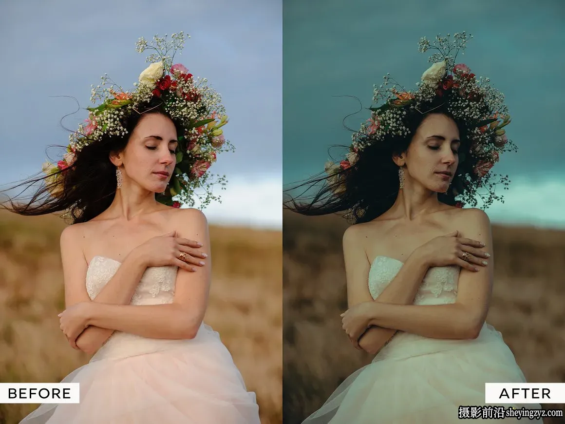 婚礼电影情绪人像调色LR预设 Moody Wedding Lightroom Presets