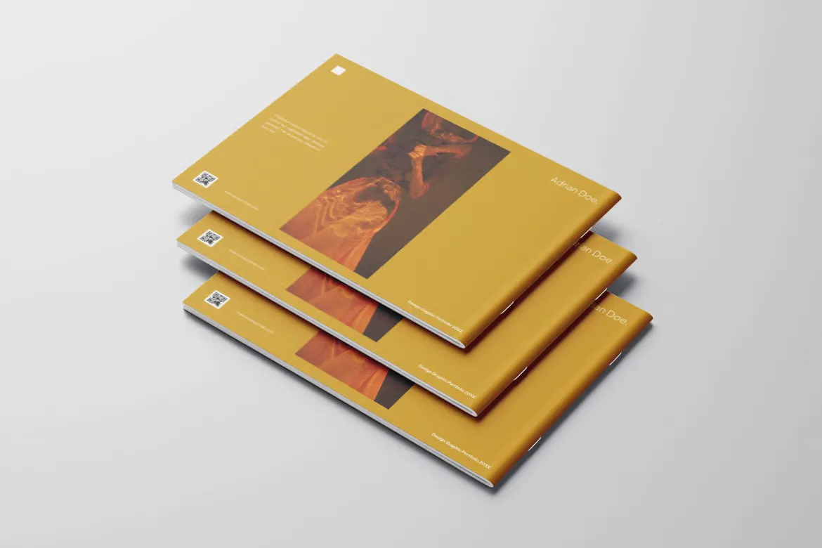 平面设计作品集排版布局设计第5卷InDesign模板