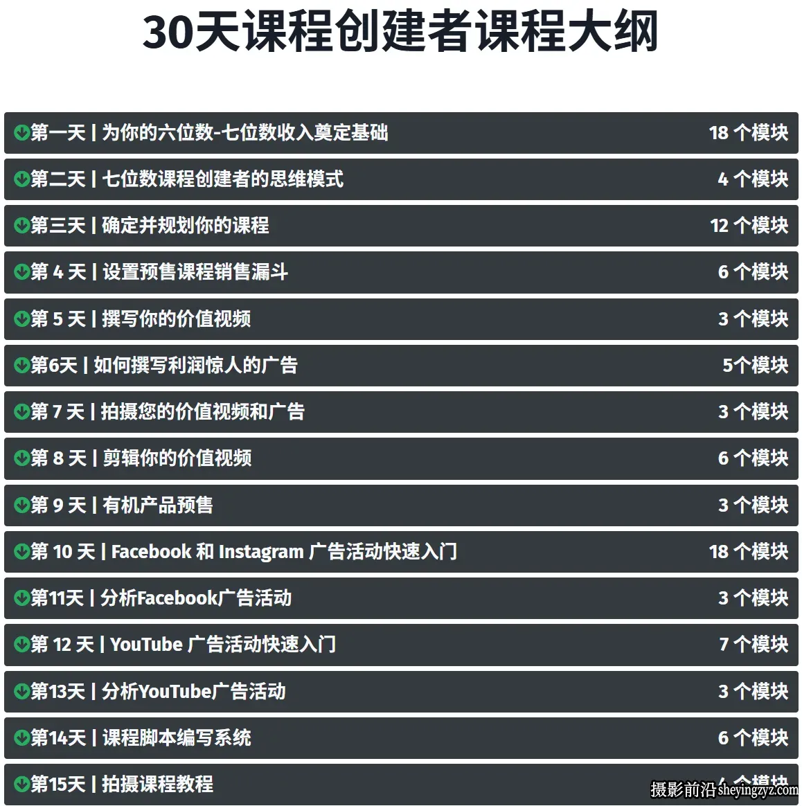 Paul Xavier–30天精通社交媒体视频拍摄剪辑发布教程-中英字幕