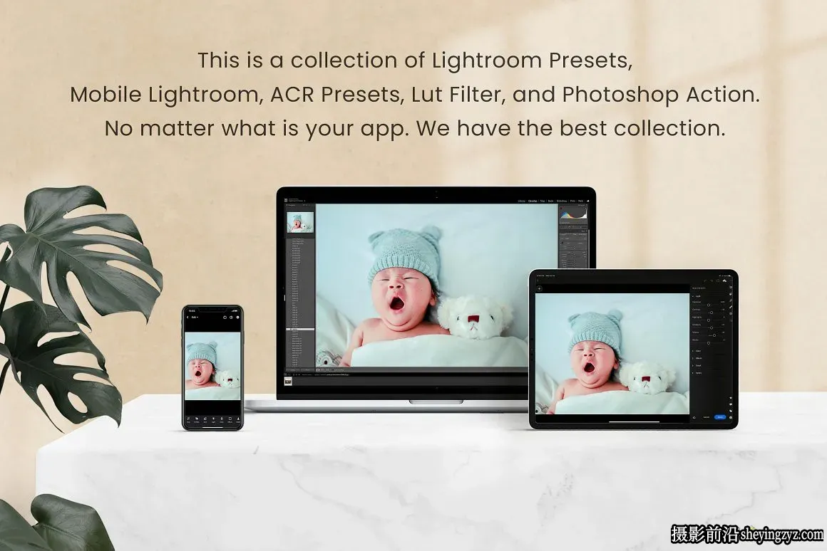 儿童明亮轻盈色彩LR预设及LUT预设 Baby Lightroom Photoshop LUTs