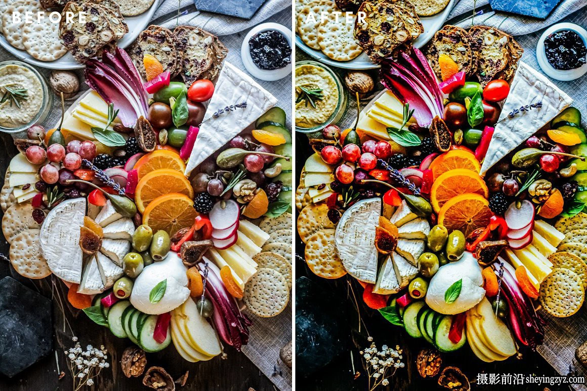 10种美食调色效果LR预设手机调色滤镜  Foody Lightroom Presets