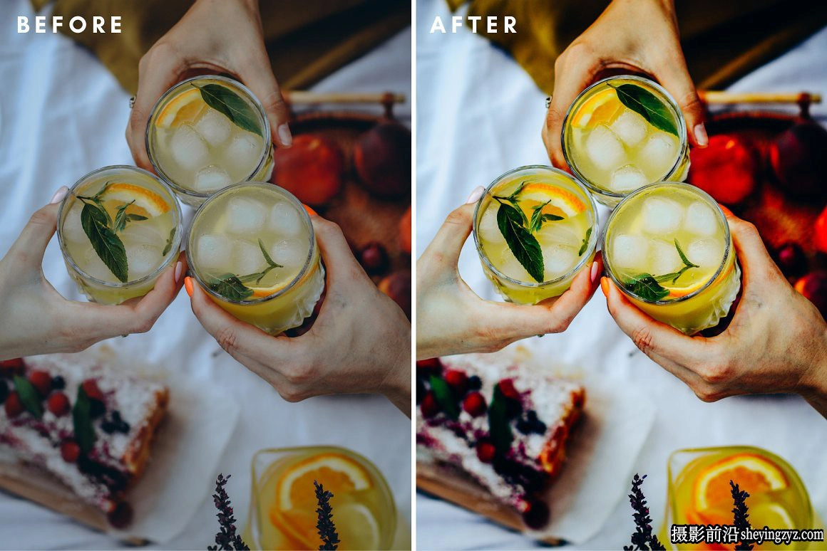 10种美食调色效果LR预设手机调色滤镜  Foody Lightroom Presets