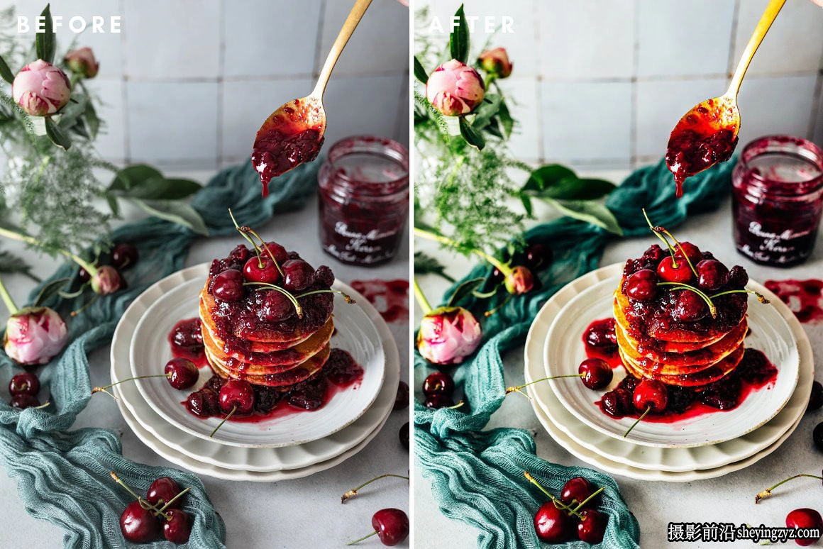 10种美食调色效果LR预设手机调色滤镜  Foody Lightroom Presets