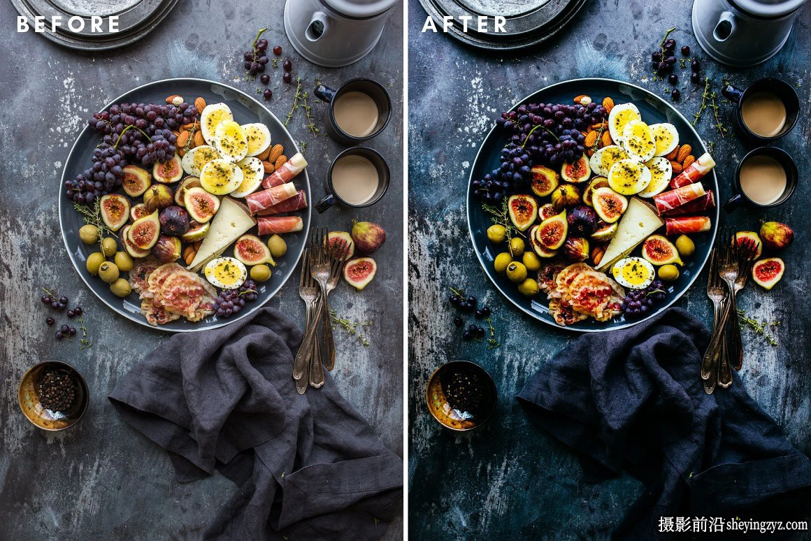 10种美食调色效果LR预设手机调色滤镜  Foody Lightroom Presets