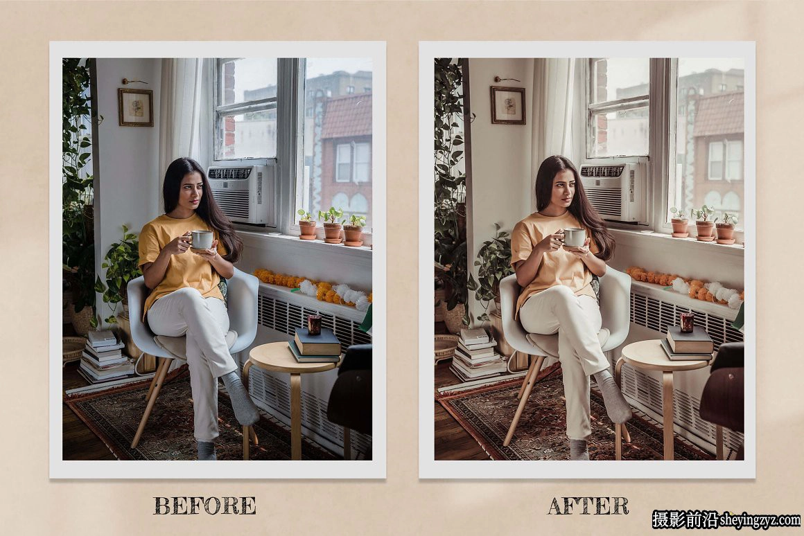 波西米亚风格温暖家庭人像LR预设LUT预设Boho Home Lightroom LUTs