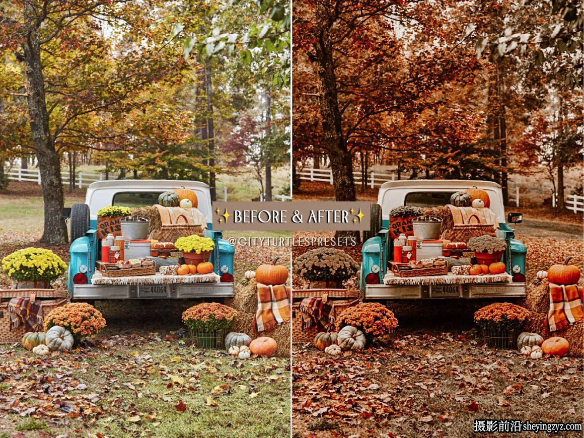 乡村秋季电影人像LR预设手机滤镜 Rustic Fall Lightroom Presets