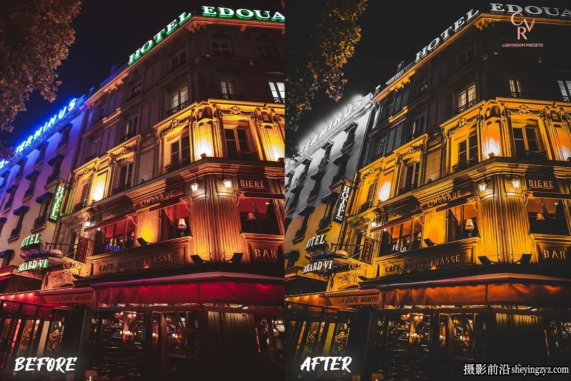 城市街拍黑金胶片LR预设手机滤镜 Black Yellow Lightroom Presets
