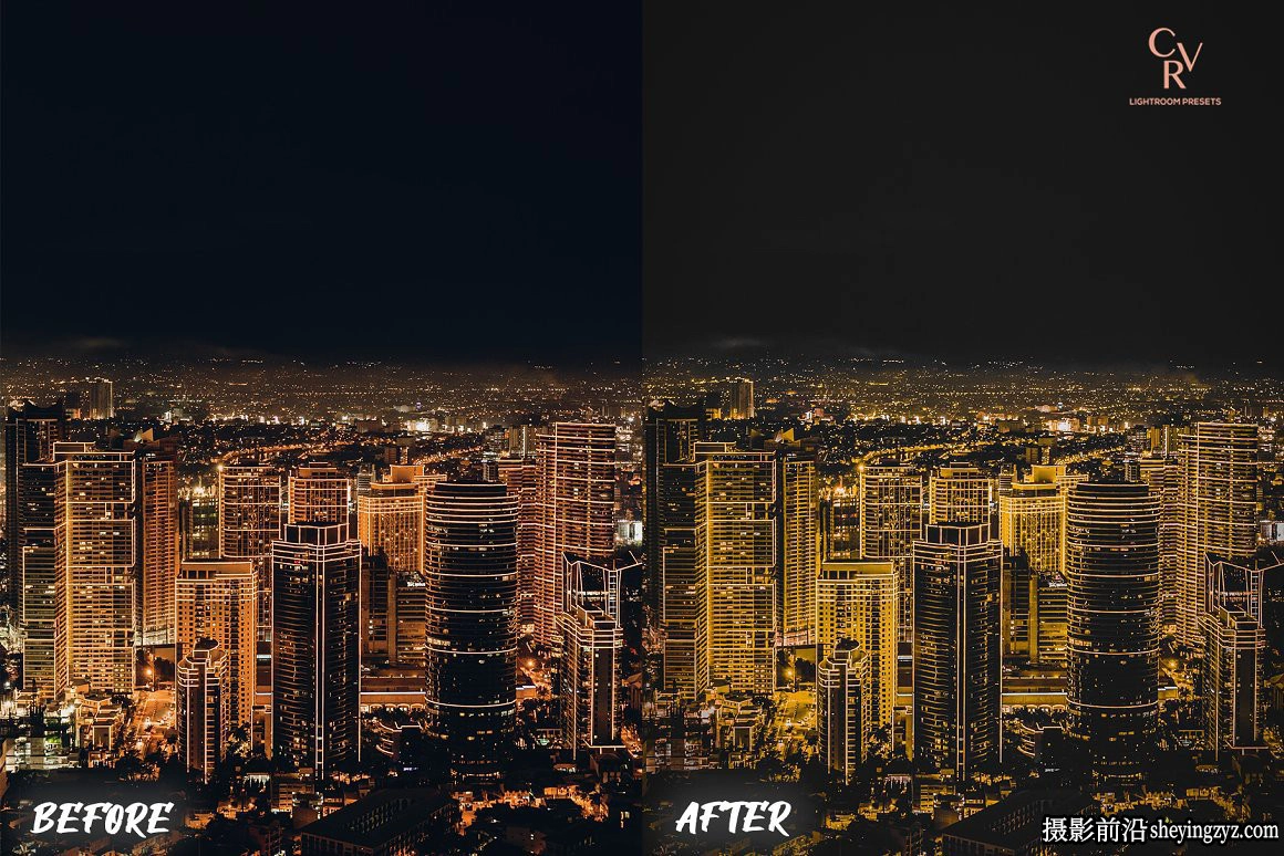 城市街拍黑金胶片LR预设手机滤镜 Black Yellow Lightroom Presets