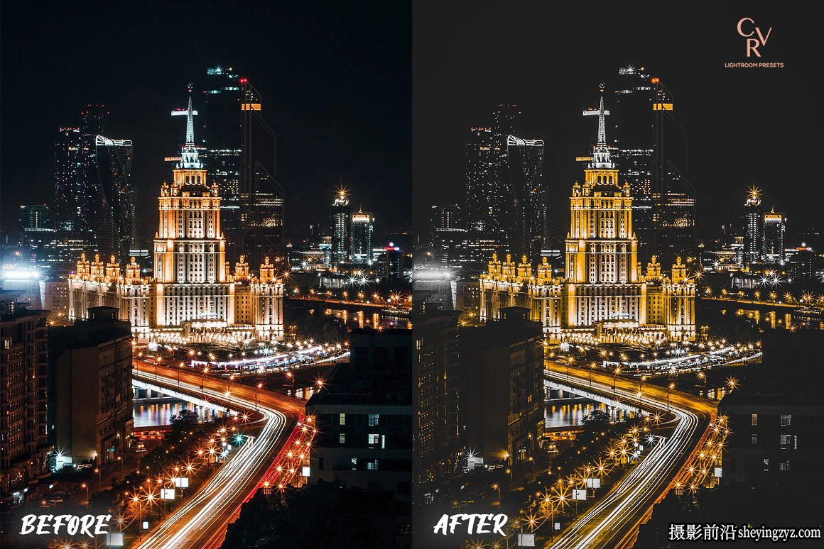 城市街拍黑金胶片LR预设手机滤镜 Black Yellow Lightroom Presets