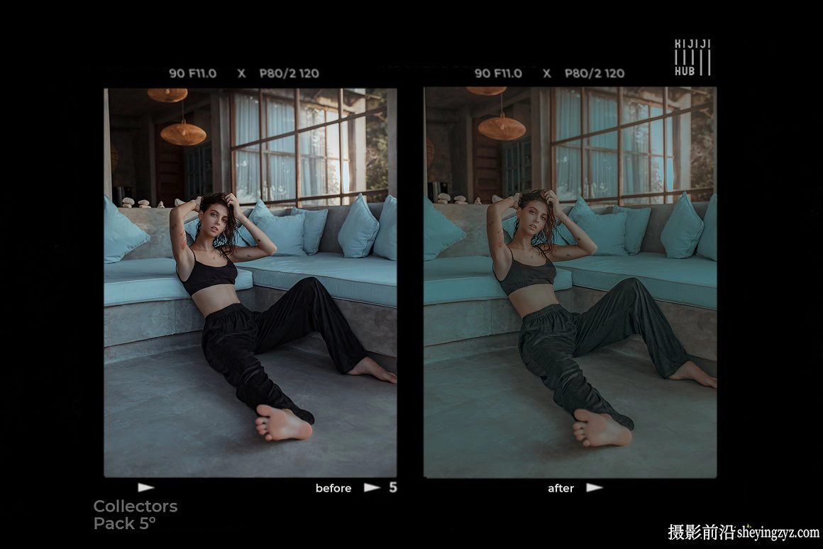 复古老电影色彩胶片LR预设 Kijiji Hub Collectors Pack 5 Presets