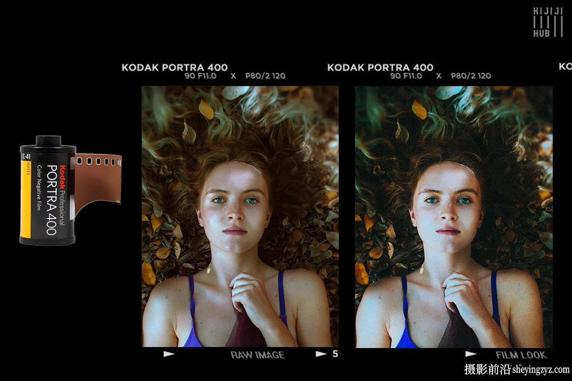 柯达仿真400胶片LR预设 KijijiHub Kodak Film Looks for Portraits