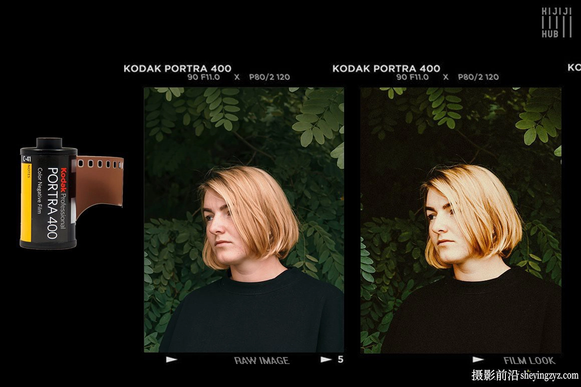 柯达仿真400胶片LR预设 KijijiHub Kodak Film Looks for Portraits