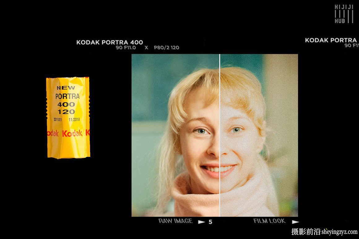柯达仿真400胶片LR预设 KijijiHub Kodak Film Looks for Portraits