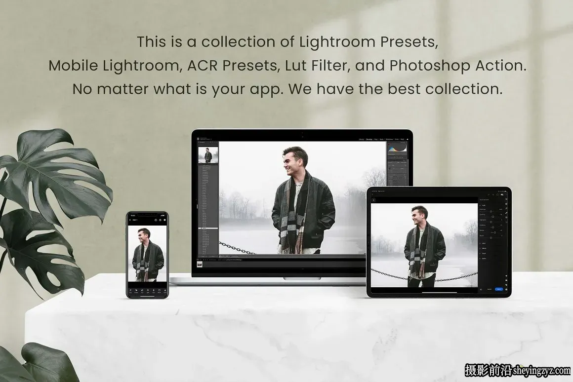 时尚男性人像摄影调色LR预设LUT预设  Fashion Men Lightroom LUTs