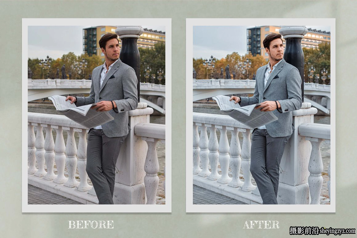 时尚男性人像摄影调色LR预设LUT预设  Fashion Men Lightroom LUTs