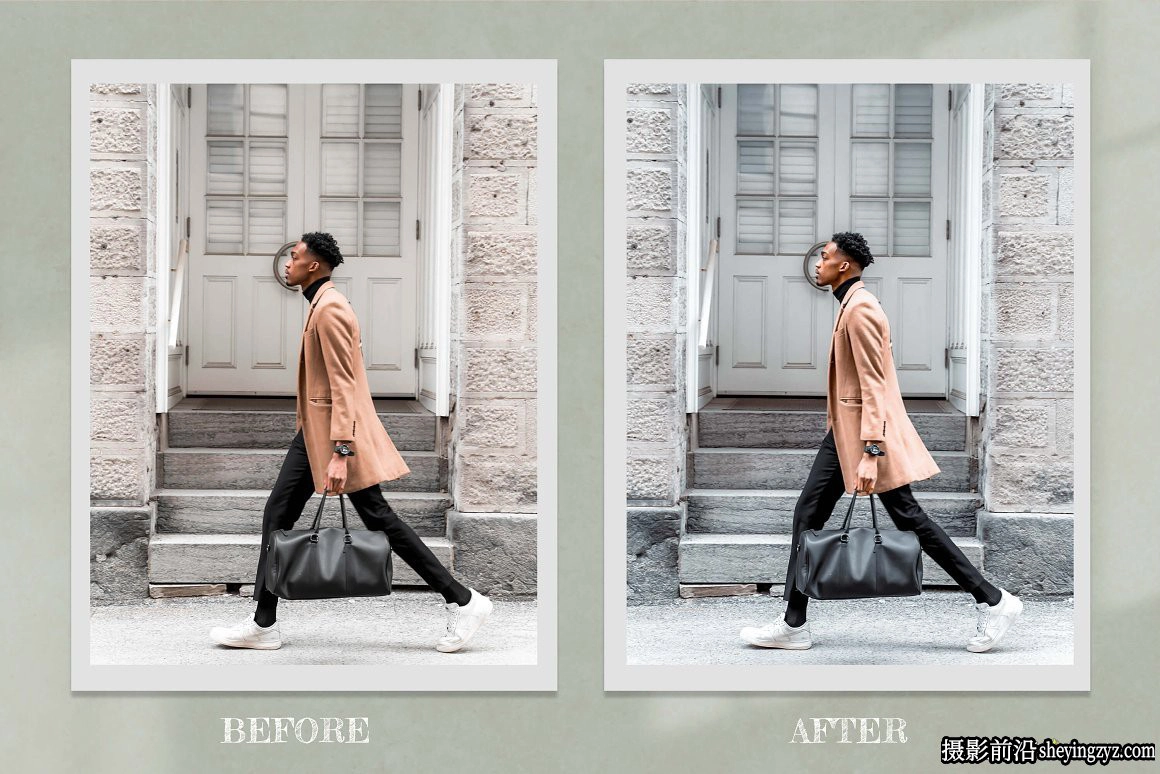 时尚男性人像摄影调色LR预设LUT预设  Fashion Men Lightroom LUTs