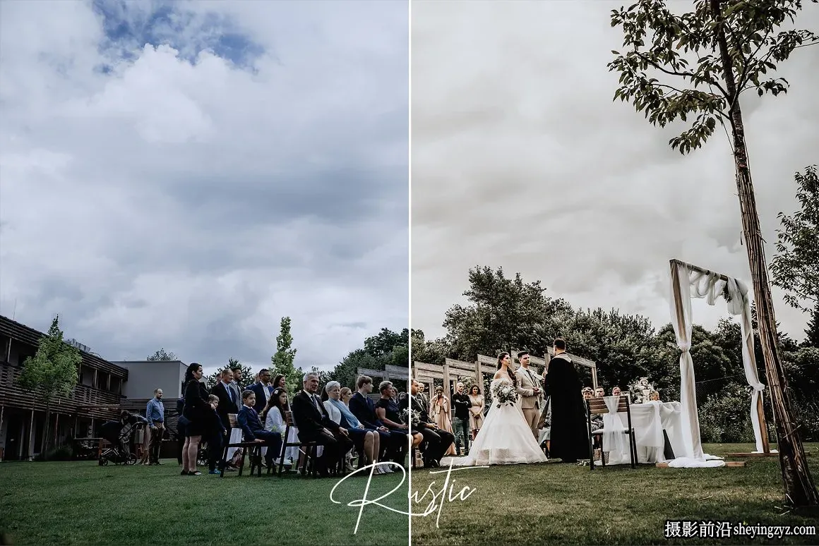 电影婚礼人像调色LR预设手机滤镜 Rustic Wedding Lightroom Preset