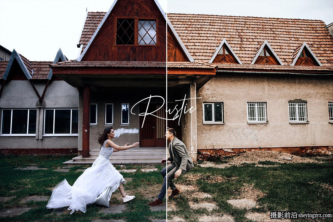 电影婚礼人像调色LR预设手机滤镜 Rustic Wedding Lightroom Preset