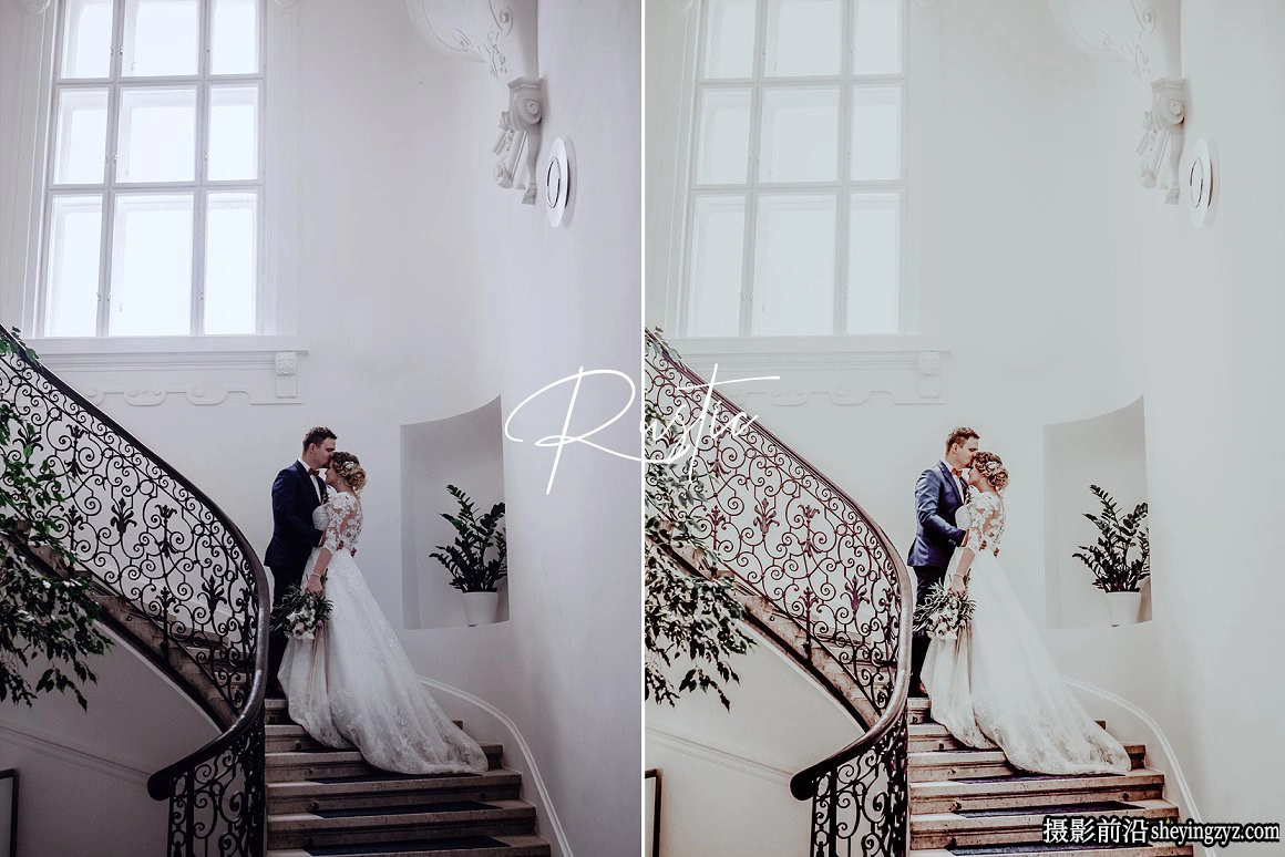 电影婚礼人像调色LR预设手机滤镜 Rustic Wedding Lightroom Preset