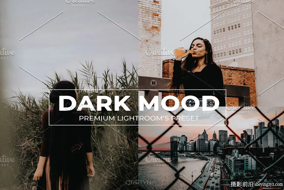 黑暗情绪电影调色LR预设手机调色滤镜 Dark Mood Lightroom Preset