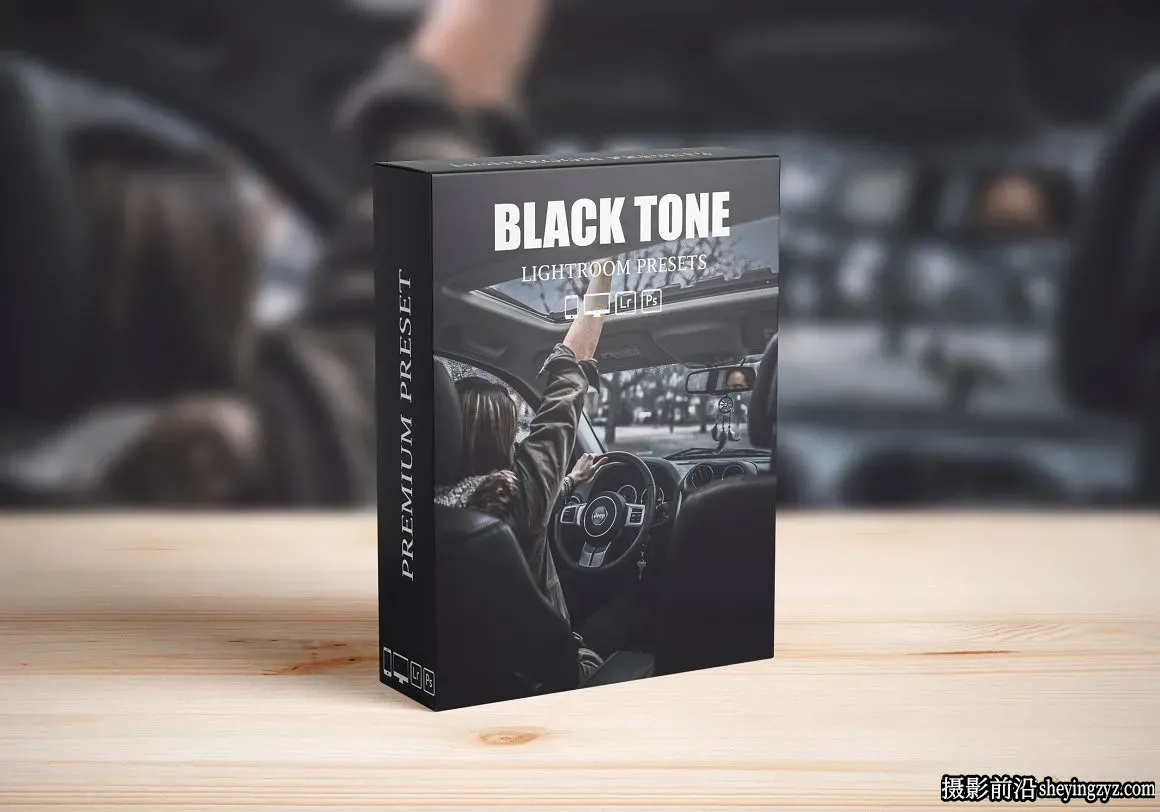 黑暗电影情绪人像LR预设手机调色滤镜Black Tone Lightroom presets