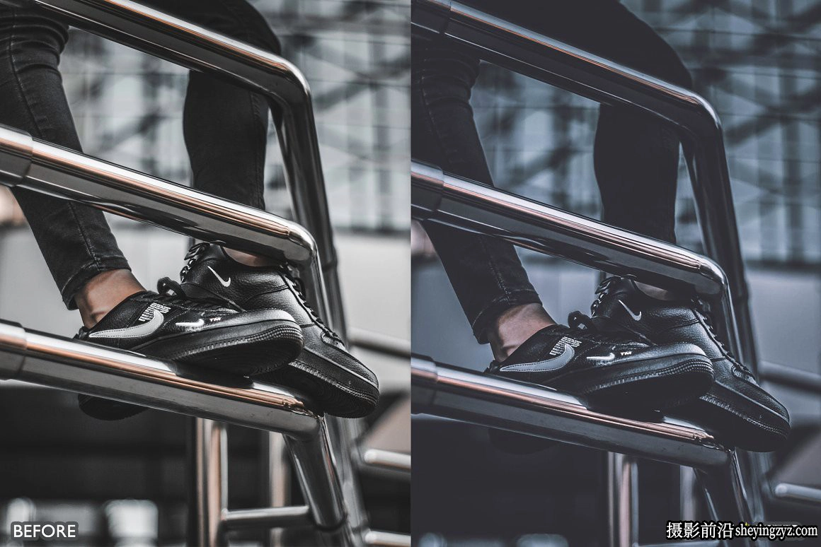 黑暗电影情绪人像LR预设手机调色滤镜Black Tone Lightroom presets