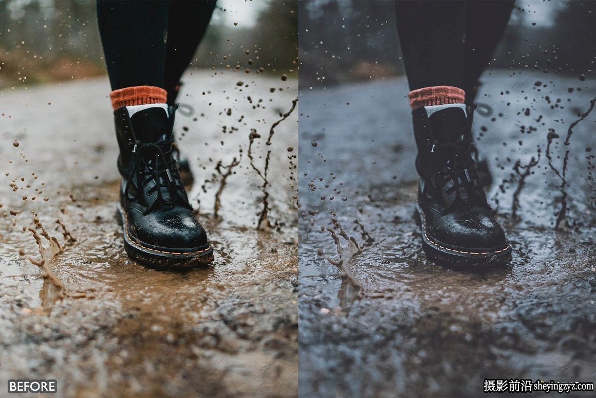 黑暗电影情绪人像LR预设手机调色滤镜Black Tone Lightroom presets