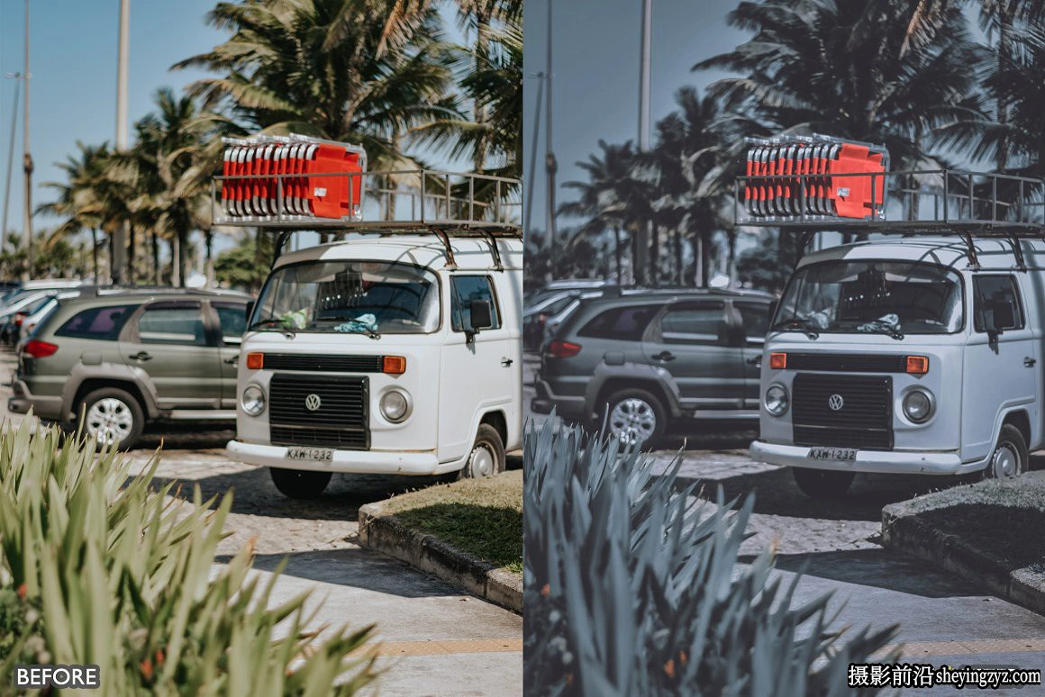 黑暗电影情绪人像LR预设手机调色滤镜Black Tone Lightroom presets