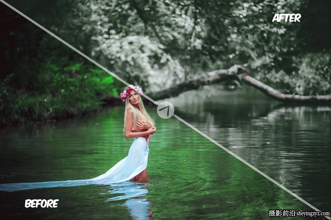 森系电影人像调色LR预设手机调色滤镜 Dramatic Forest Presets