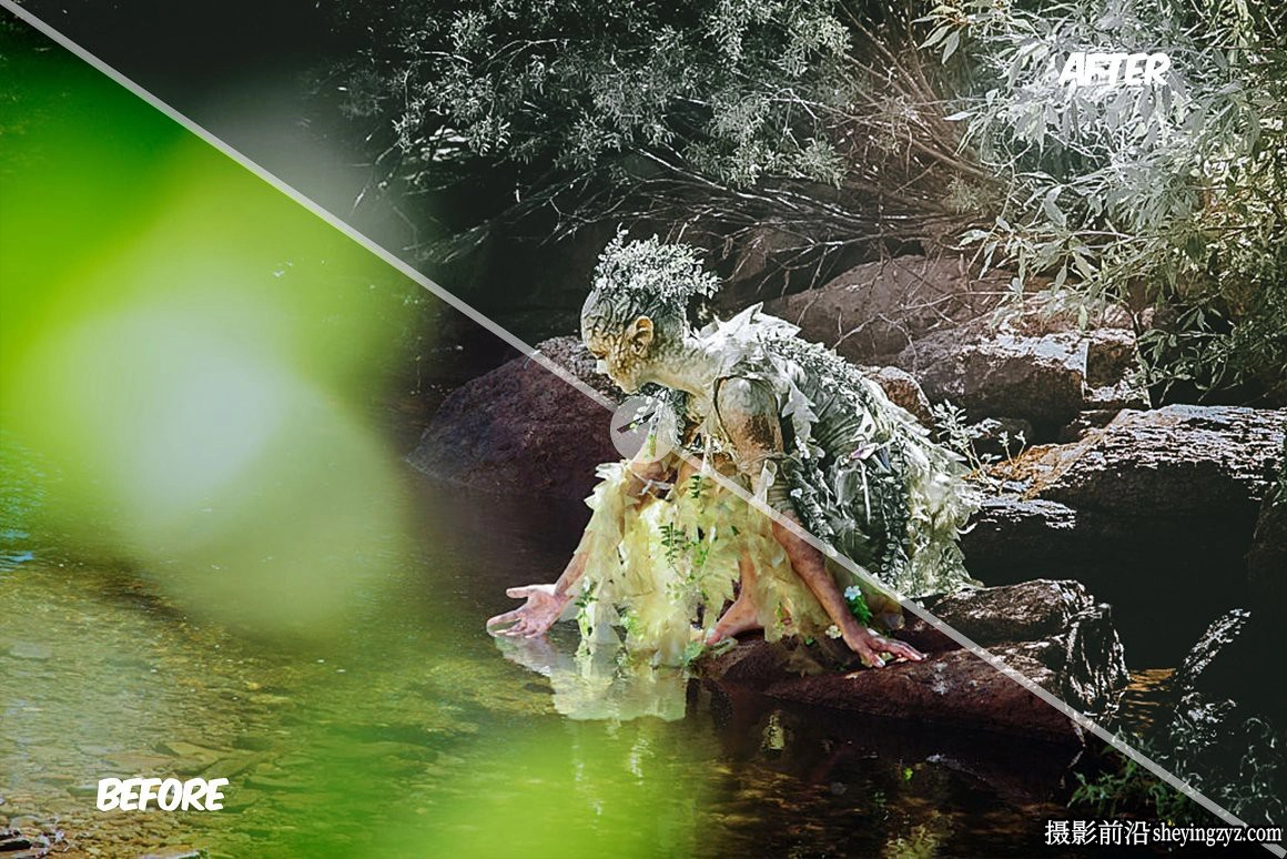 森系电影人像调色LR预设手机调色滤镜 Dramatic Forest Presets