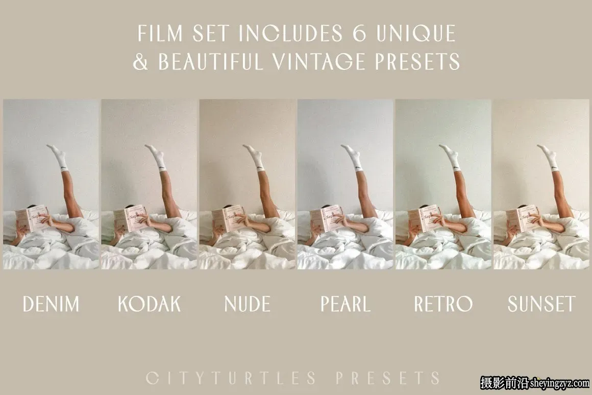 电影仿真柔和颗粒胶卷LR预设 Soft Film Natural Lightroom Presets