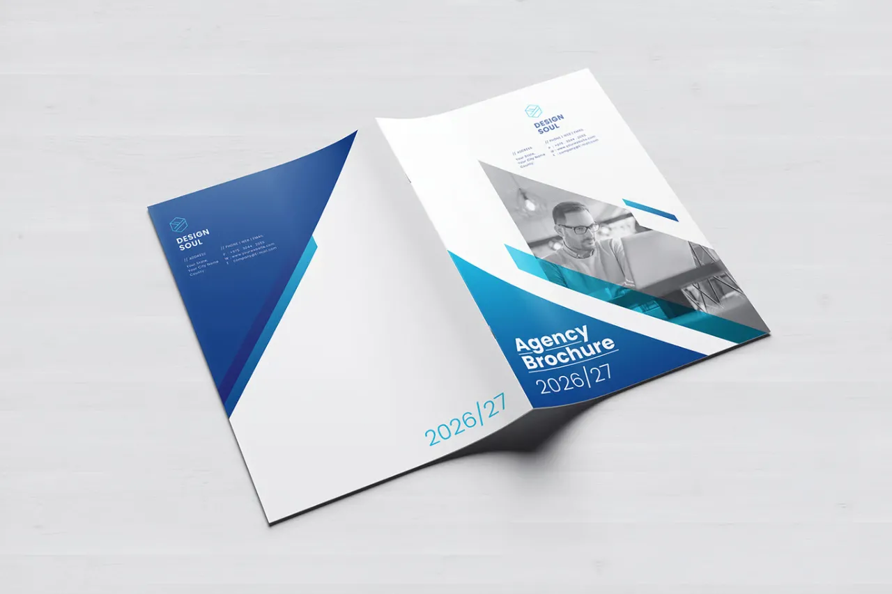 公司宣传册InDesign模板 |Canva |Docx|模板