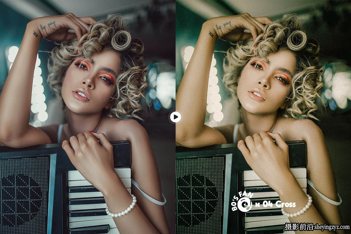 80年代电影胶片人像调色LR预设 1980's Fan Lightroom Presets
