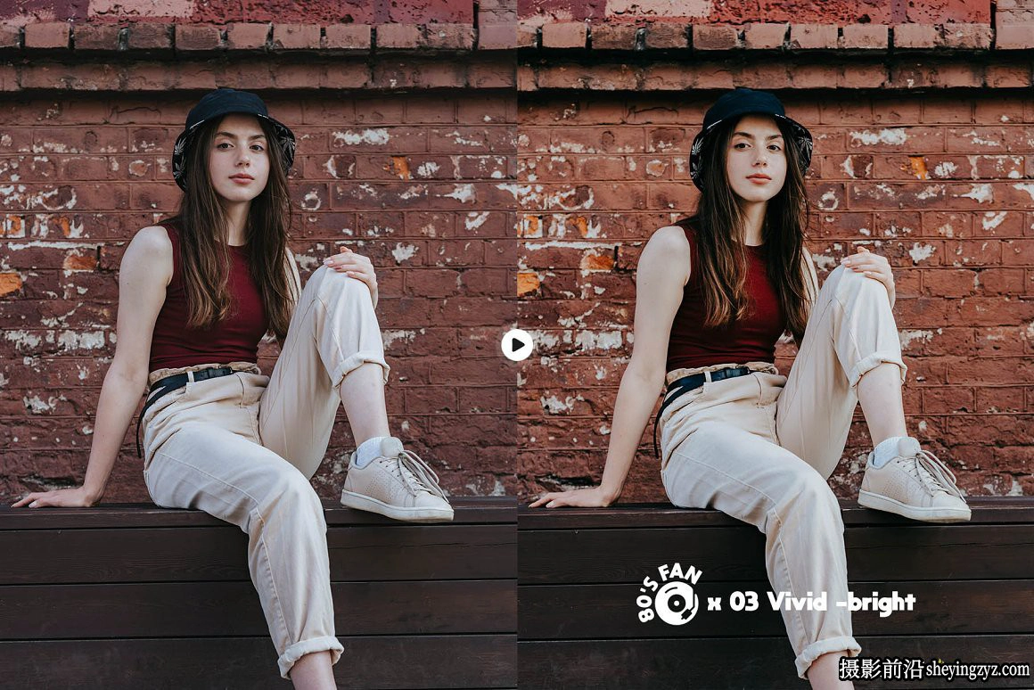 80年代电影胶片人像调色LR预设 1980's Fan Lightroom Presets
