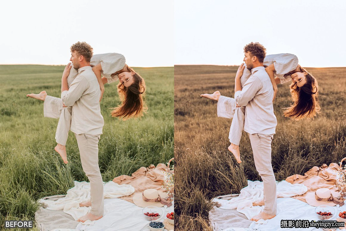 暖色调胶片人像调色LR预设手机滤镜 Outdoor Lightroom Presets