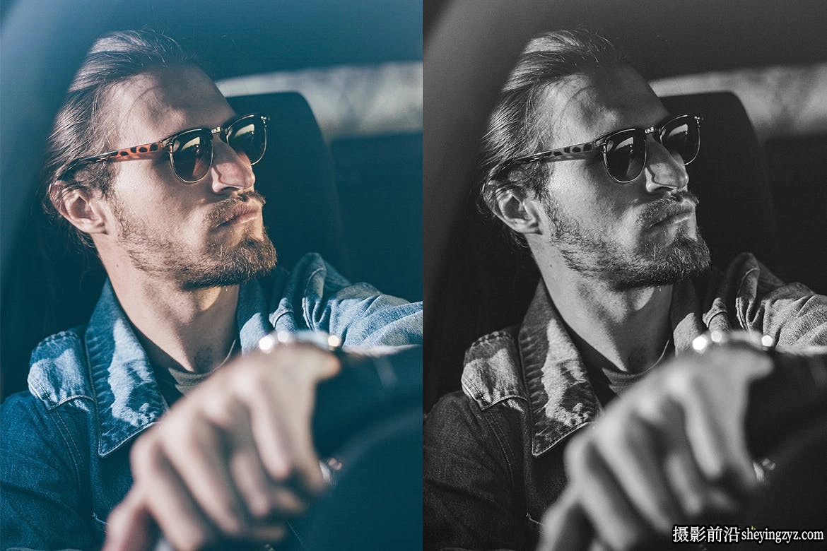 经典质感黑白人像调色LR预设 Men Lightroom Presets