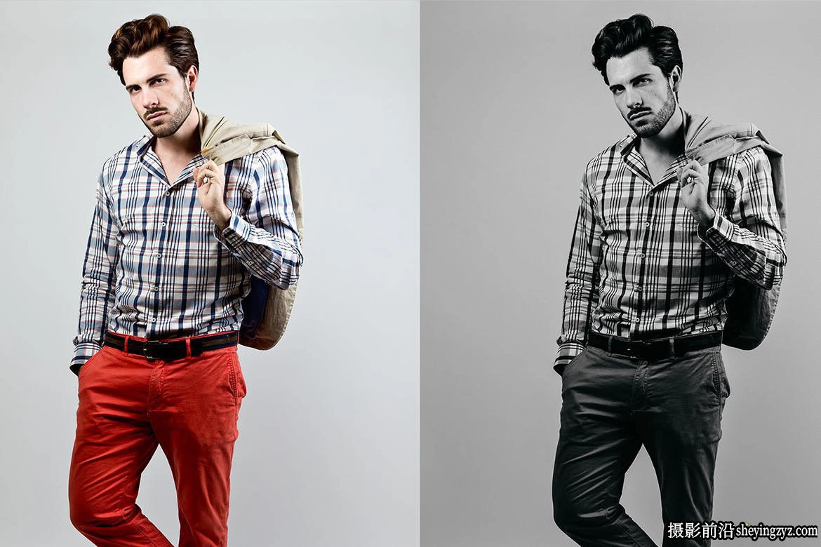 经典质感黑白人像调色LR预设 Men Lightroom Presets