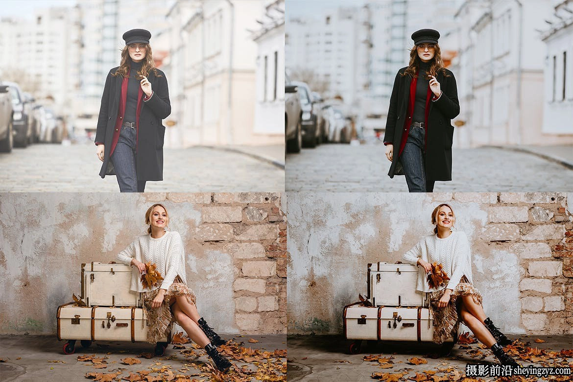 秋季时尚人像摄影调色LR预设 Fall Fashion Lightroom Presets
